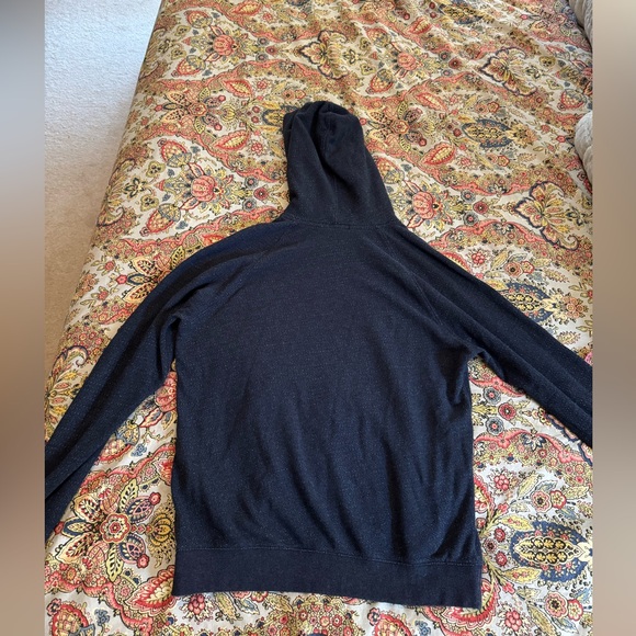 Perfect condition men’s M blue and white speckled Theory men’s pullover hoodie - Picture 5 of 7